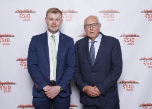 Charlie and Damien representing PTMA at the SID congress in Chicago