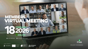 PTMA February 2026 Members Virtual Meeting Online networking and updates for Irish manufacturing members